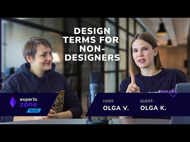 Design Terms for Non-Designers – Experts Zone Talks #20