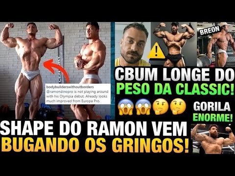 RAMON IMPRESSIONOU OS GRINGOS COM EVOLUÇÃO - CBUM MUITO ACIMA DO PESO LIMITE - GORILA ENORME E MAIS