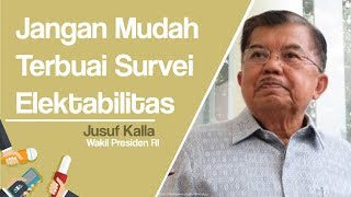 Jusuf Kalla Peringatkan Tim Sukses Tidak Terbuai Survei