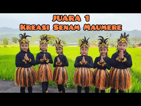 JUARA 1 LOMBA KREASI SENAM MAUMERE