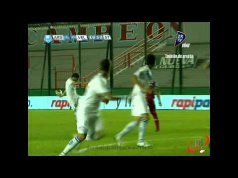 GOL DE TOBIO - ARSENAL 1 VELEZ 5 - FECHA 13 (03 11 2012)