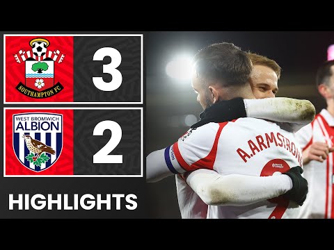 Highlights: Southampton 3:2 West Brom | Championship