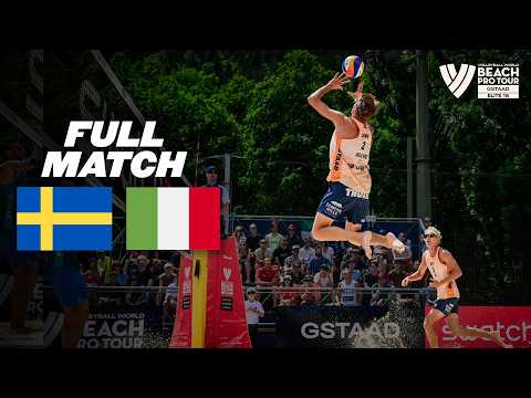 Mastering the Jump-Set! 😳 Åhman/Hellvig 🇸🇪 vs. Cottafava/Nicolai 🇮🇹 - Full Match | BPT 2024
