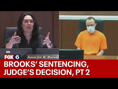 Darrell Brooks sentencing: Judge's decision (part 2) | FOX6 News Milwaukee