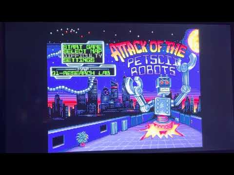 Attack of the PETSCII Robots on Genesis Does!