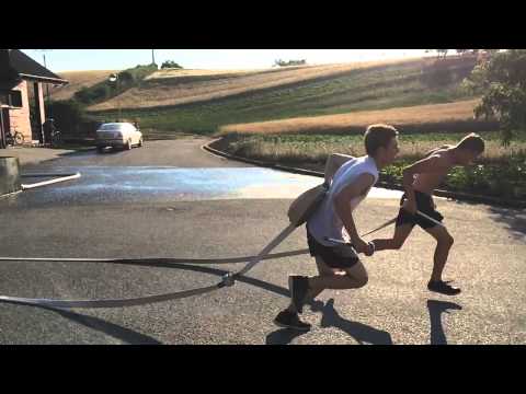 SDH Hovorany - Požární útok muži - Trénink