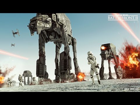 Battle of Crait Galactic Assault The Resistance Destroy Both AT-M6 Gameplay (No Commentary)