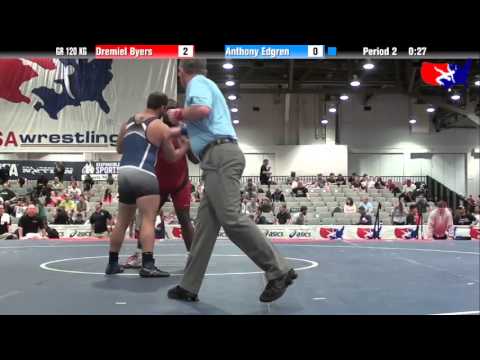 Dremiel Byers vs. Anthony Edgren at 2013 Las Vegas/ASICS U.S. Open