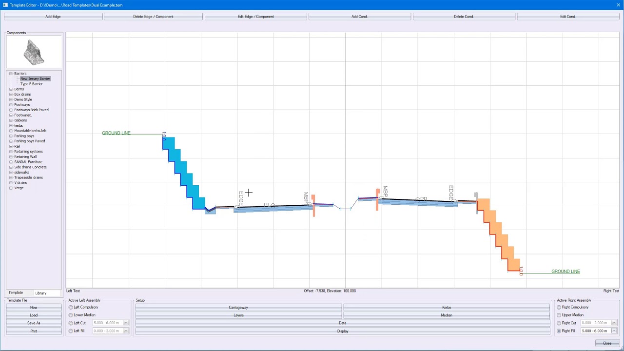 CIVIL DESIGNER FAQ- Road templates fundamentals