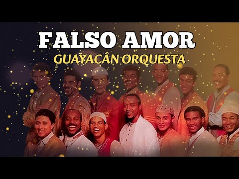 Falso Amor - Guayacán Orquesta | Lyric Video | Salsa