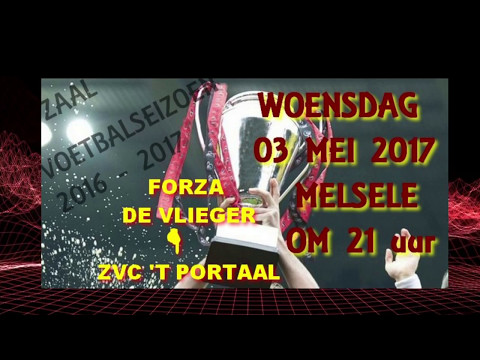LVB Bekerfinale Zaalvoetbal 2016 - 2017  - 3 mei 2017