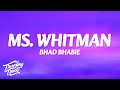 Bhad Bhabie Ms Whitman Clean Lyrics