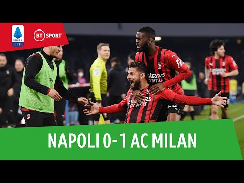 Napoli vs AC Milan (0-1) | The Scudetto race hots up as Giroud sends Milan top! | Serie A Highlights