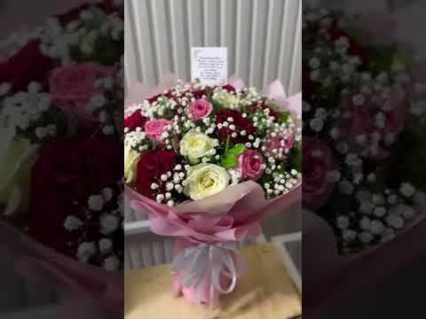 Royal Romance 24 Mixed Imported Rose Bouquet | Premium Flower Gift video thumbnail