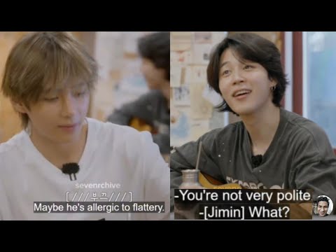 BTS V / Taehyung and Jimin Argument on Are You Sure Travel Show Ep 4