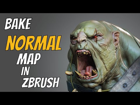 ZBrush Secrets - How To Bake And Export Normal Map