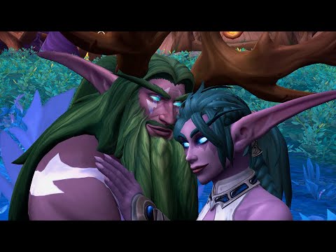 Malfurion and Tyrande In Game Cutscene - Patch 10.2.5
