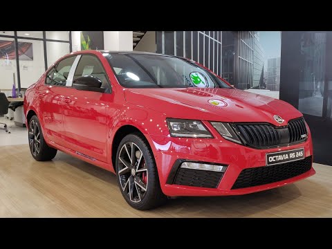 2020 SKODA Octavia VRS Corrida Red Colour - Walkaround Video | AutoTrend !!