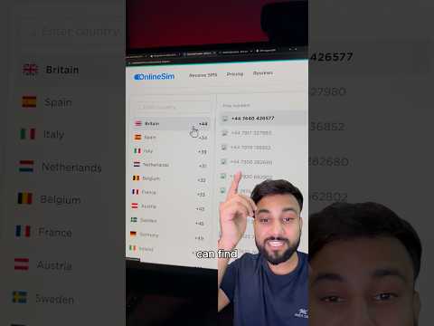 How to get Disposable Virtual Phone Numbers & Sim #ai