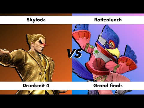 Drunkmit 4 grand finals - Skylock (Kazuya) vs Rottenlunch (Falco)