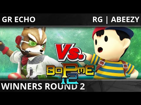 BoPMe 12 (WiiU) - GR Echo VS RG Abeezy - Winners Round 2