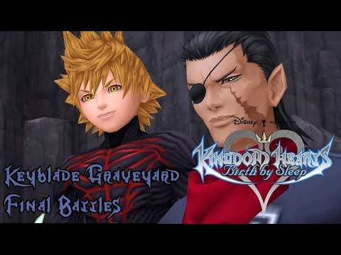 Kingdom Hearts Birth By Sleep-Aqua vs. Keyblade Graveyard (Alternate Music)