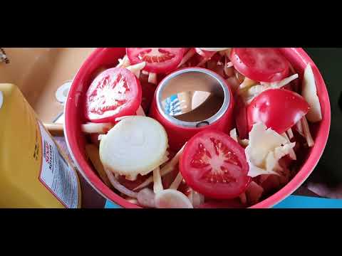 Swedish sausage Falukorv using Omnia oven.