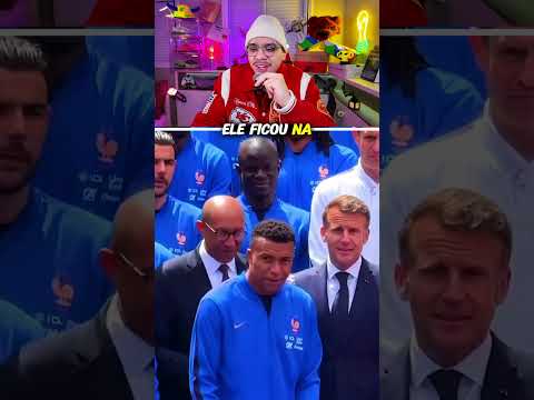Mbappe na frente do presidente 😂 #futebol #mbappe