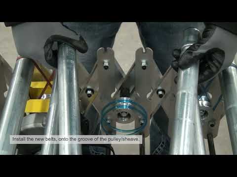 Powered Flex Roller and Belt Replacement