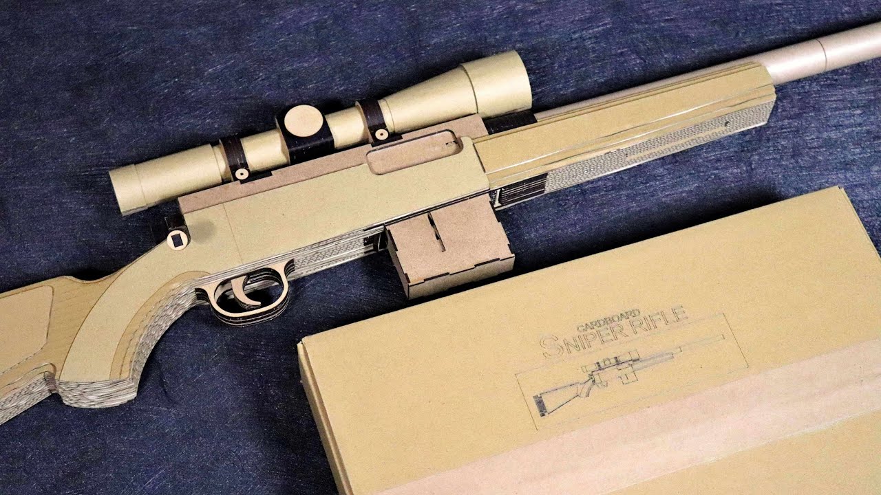 スナイパーライフルの工作キット作ってみた【工作】