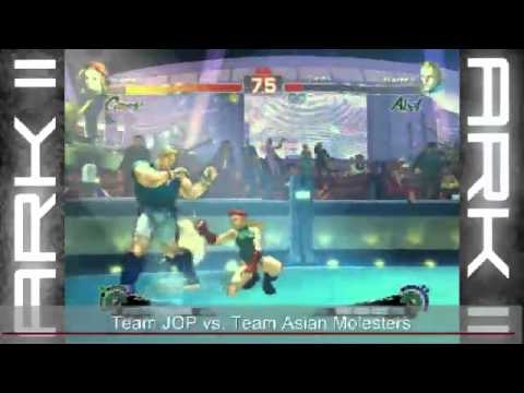 ARK II - Super Street Fighter 4 3v3 Teams Grand Finals - JOP vs. Asian Molesters (Part 2)