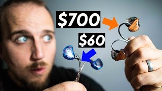 Video thumbnail for $60 IN EAR HEADPHONES VS. $700 IN EAR HEADPHONES | KZ ZS10 vs Alclair RSM by Churchfront
