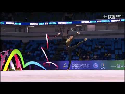 Carmel KALLEMAA  (CAN) - 24.000 -*Qualification* Ribbon (Fita /Cinta) -41st WC-Rio de Janeiro 2025