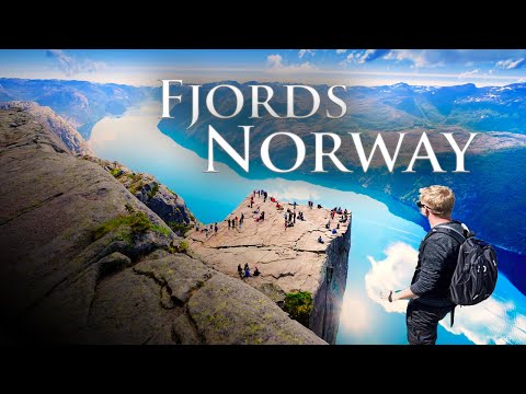 Fjords of Norway in 4K • Scenic Drone Film with Nature Sounds