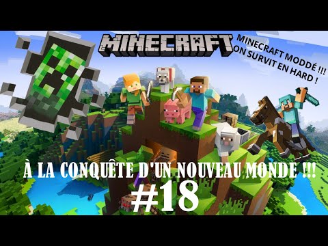 Laurent Lune VOD -  We hunt the creeper and go exploring!  Modded Minecraft replay from 03/08/2023