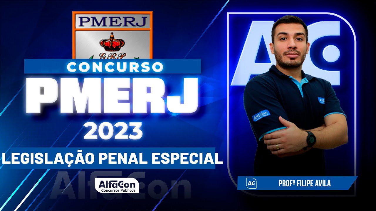 Concurso PMERJ 2023 - Começando do Zero - Legislação Especial - AlfaCon