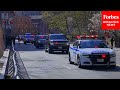 BREAKING NEWS: Former President Trump’s Motorcade Arrives At NYC Court For Hush Money Trial