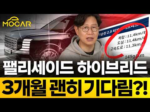 팰리세이드 하이브리드 연비 공개...가격, 연비 실화냐