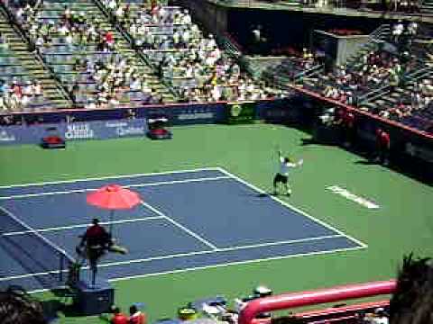 A point during Murray vs Davydenko Montreal QF 2009