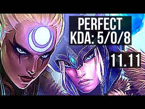 DIANA vs SEJUANI (JUNGLE) | 5/0/8, 600+ games | NA Grandmaster | v11.11