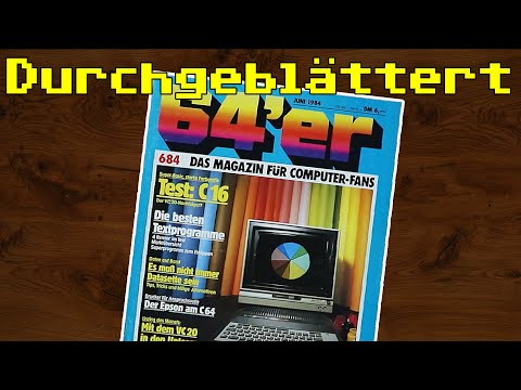 Ausgabe Nummer drei - Juni der 64er Zeitschrift (06-1984) durchgeblättert und kommentiert