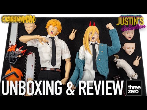 Chainsaw Man Denji & Power Threezero 1/6 Scale Figures Unboxing & Review