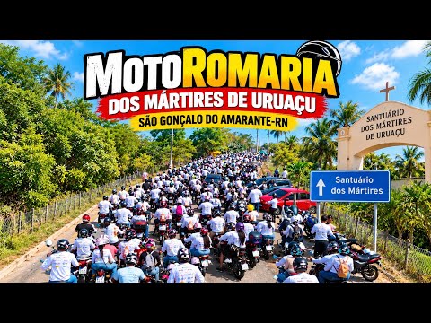 Emocionante Chegada da Moto Romaria dos Mártires de Uruaçu 2026