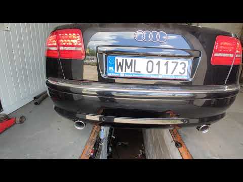 audi A8 D3 4.2 TDI mufflers by inochi Motorsport