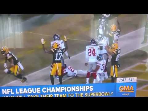 ESPN'S Tony Reali's classic Fail on "G.M.A." I got Aaron Rodgers in my mouth"