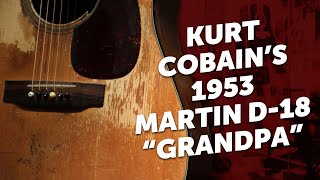 Video thumbnail for This is how Kurt Cobain’s 1953 Martin D-18 “Grandpa” sounds by Guitar Bonedo