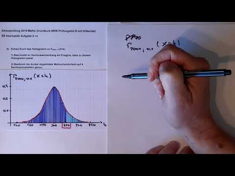 Stochastik B5 Aufgabe b und c Mathe Abi Klausur 2019 NRW Grundkurs und LK