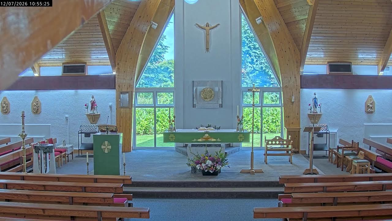 Live webcam view of St Cadoc's Church Sanctuary