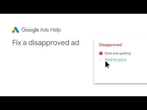 Google Ads Help: About the ad approval process