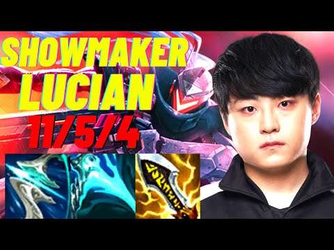 DK SHOWMAKER PLAYS LUCIAN VS ORNN MID |KR CHALLENGER PATCH 11.5| [League of Legends] Full Gameplay